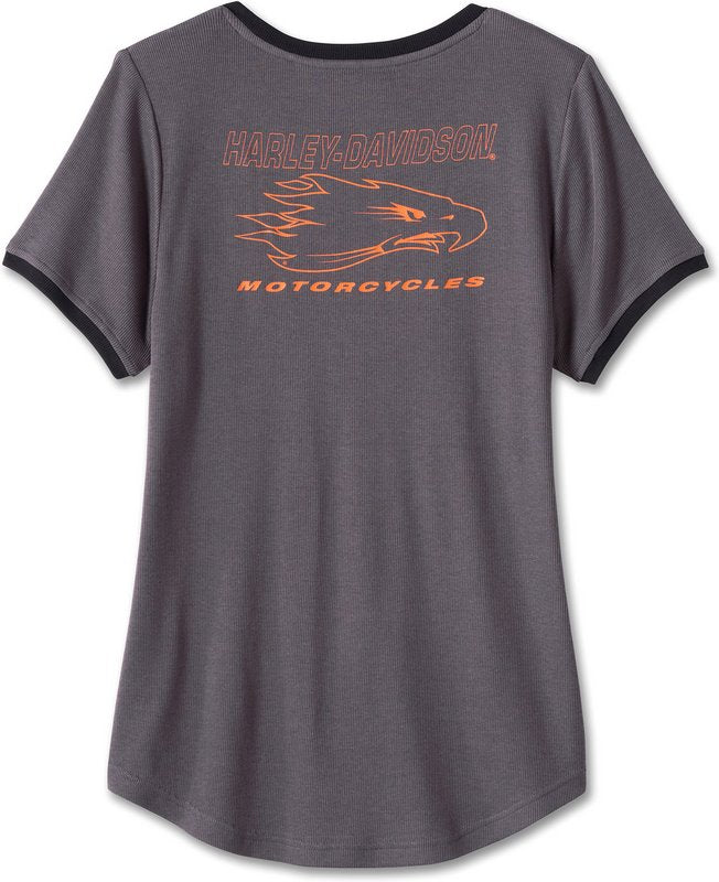 Harley-Davidson Tee-Knit  Blackened Pearl | 96116-24VW