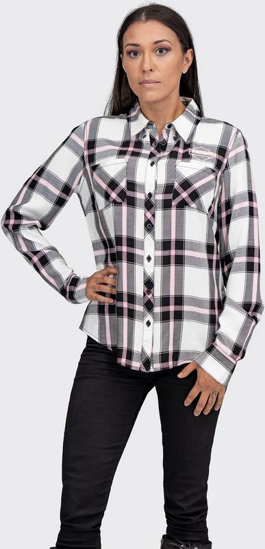 Harley-Davidson Script Font Plaid Shirt For Women  Plaid | 96125-22VW