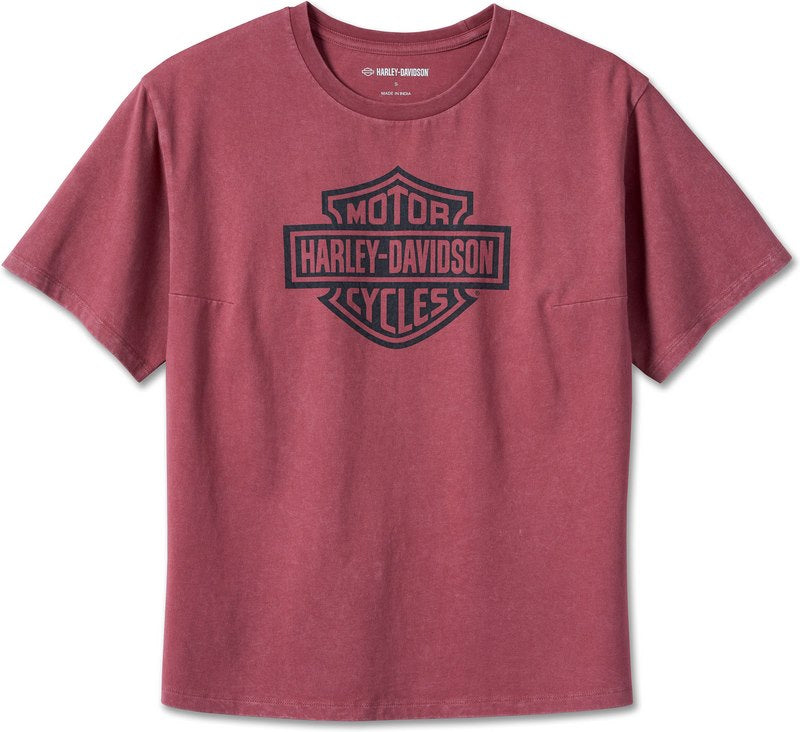 Harley-Davidson Tee-Knit  Crushed Berry | 96126-24VW