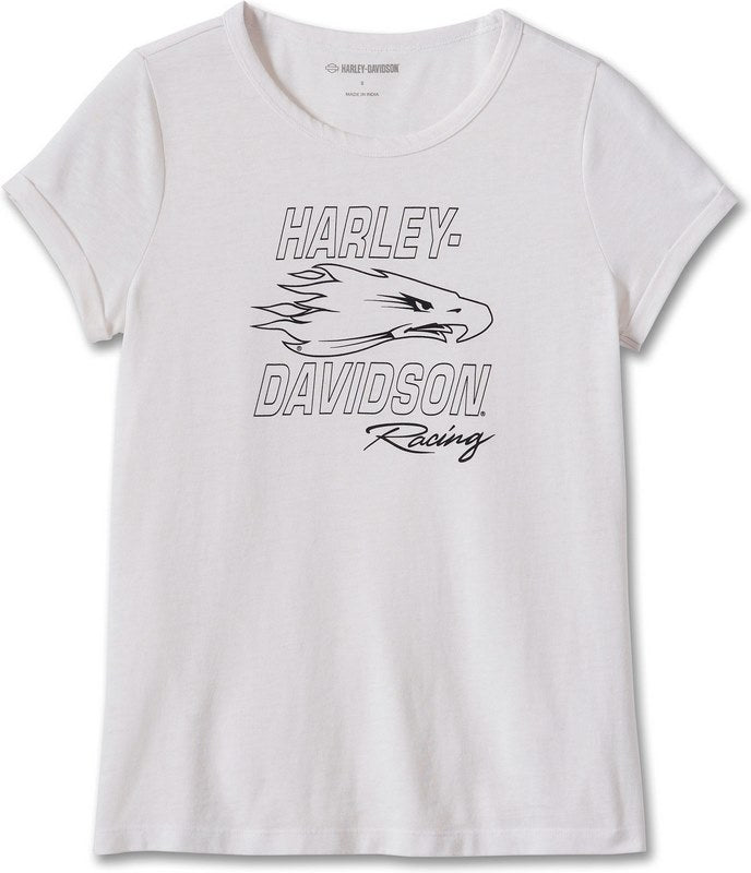Harley-Davidson Tee-Knit  Bright White | 96128-24VW