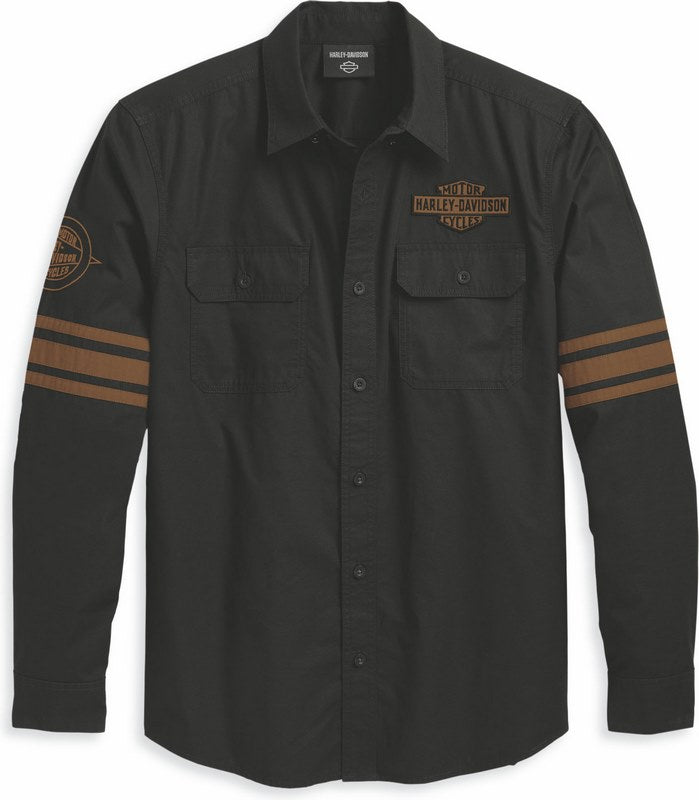 Harley-Davidson Shirt-Woven  Black Beauty | 96129-23VM