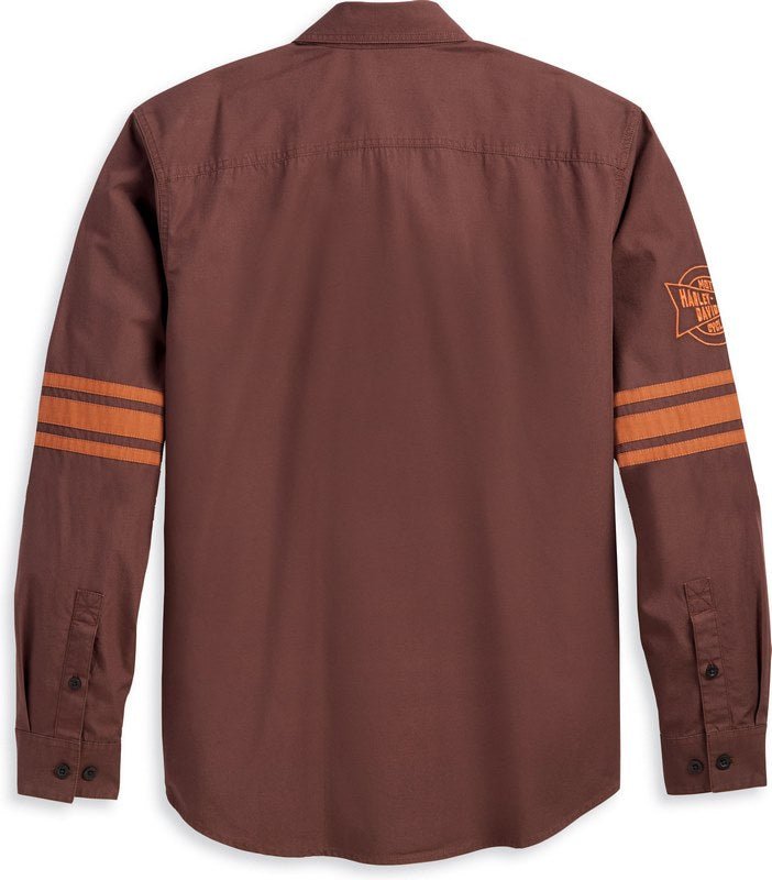 Harley-Davidson Shirt-Woven  Java | 96130-23VM
