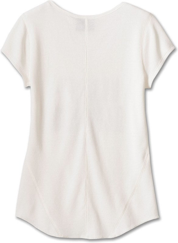 Harley-Davidson Women'S Cali Henley Knit Top  Cloud Dancer | 96132-24VW