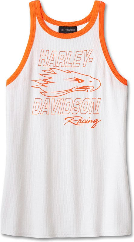 Harley-Davidson Tank-Knit  Bright White | 96137-24VW