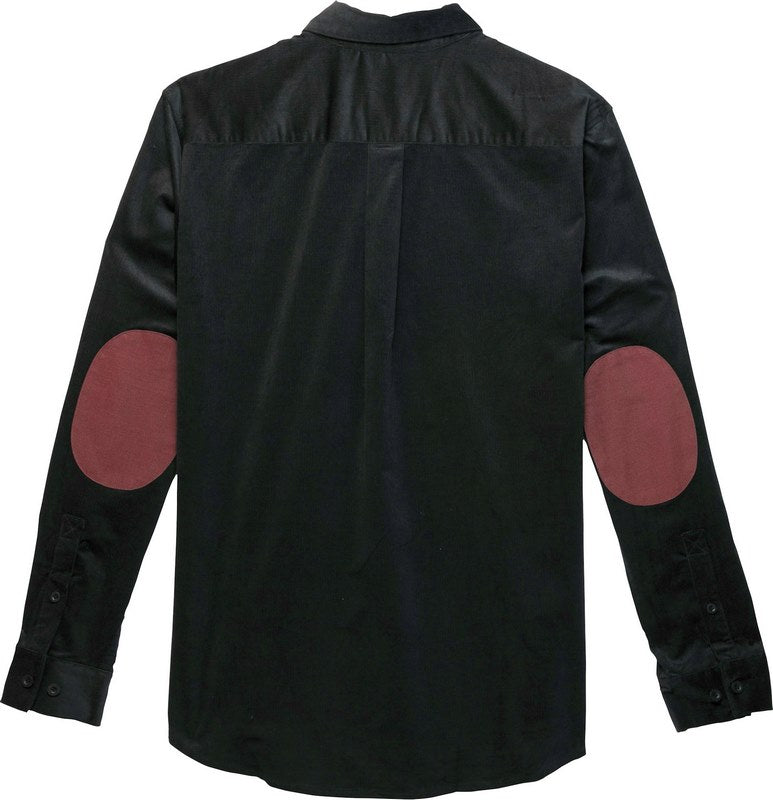 Harley-Davidson Men'S Bar & Shield Corduroy Shirt  Black Beauty | 96147-23VM