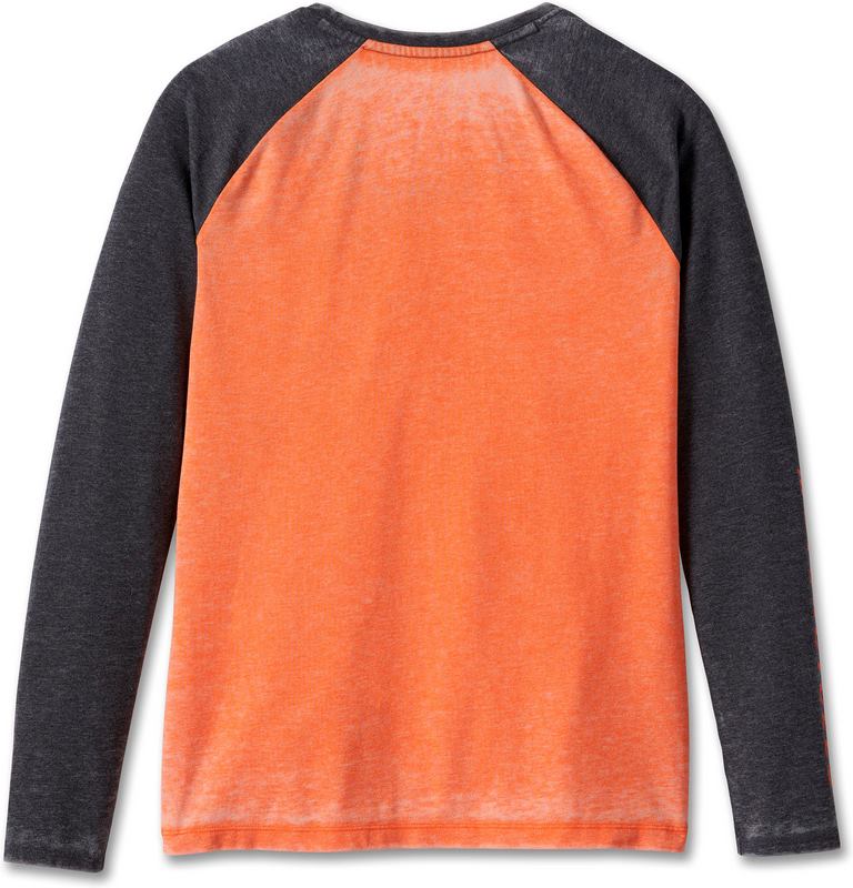 Harley-Davidson Tank-Knit  Colorblock-Design-Harley Orange | 96147-24VW