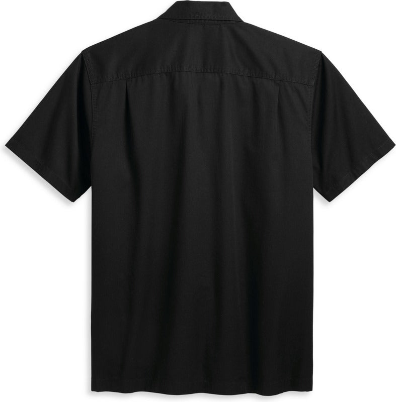 Harley-Davidson Bar & Shield Short Sleeve Shirt For Men  Black Beauty | 96154-23VM