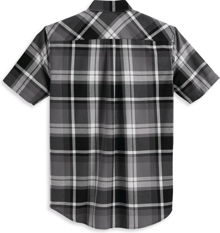 Harley-Davidson Men'S Staple Plaid Shirt  Natural Plaid | 96159-23VM