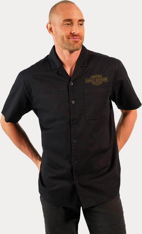 Harley-Davidson Shirt-Woven  Black Beauty | 96161-23VM