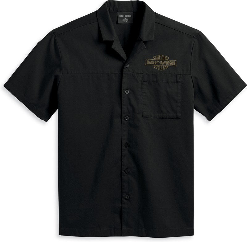 Harley-Davidson Shirt-Woven  Black Beauty | 96161-23VM