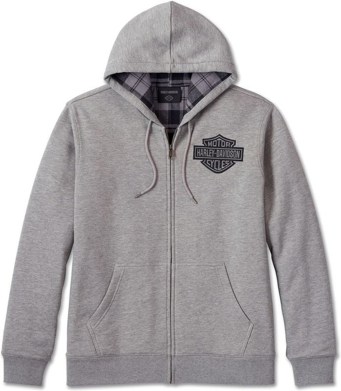 Harley-Davidson Hoodie-Knit  Medium Heather Grey | 96175-24VM