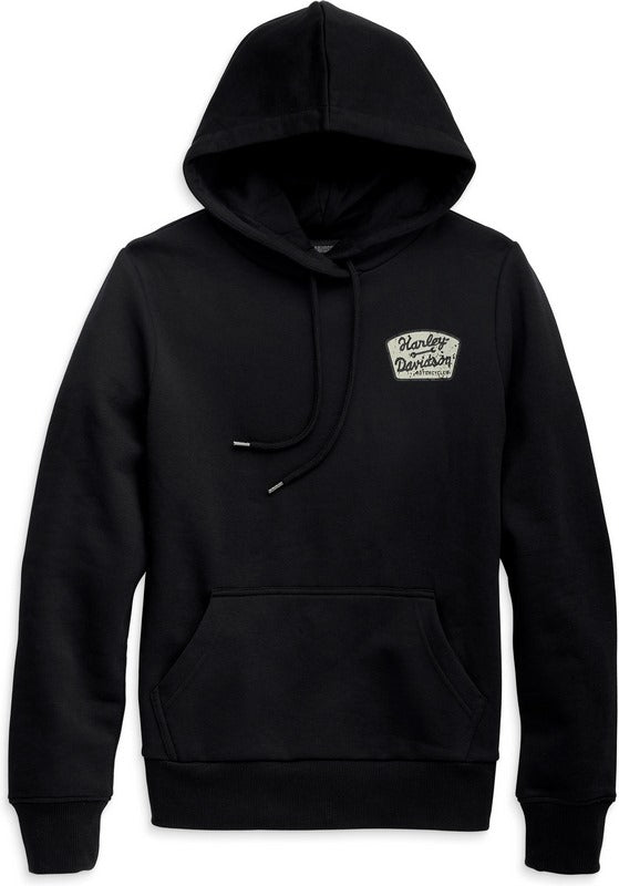 Harley-Davidson Women'S Special Machinist Pullover Hoodie  Black Beauty | 96178-23VW