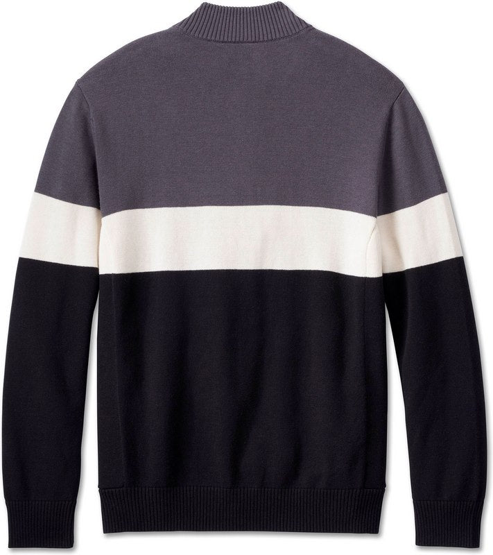 Harley-Davidson Sweater-Knit  Colorblock-Design-Black Beauty | 96189-24VM