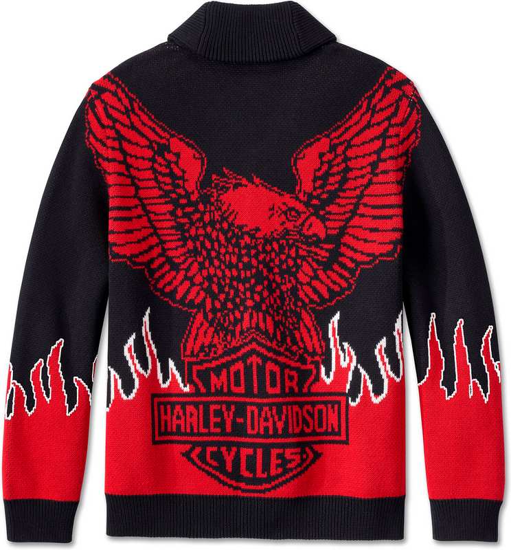 Harley-Davidson Cardigan-Knit Custom Print  Individual all-over print | 96193-24VM