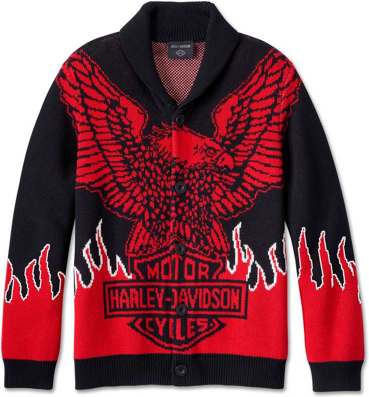 Harley-Davidson Cardigan-Knit Custom Print  Individual all-over print | 96193-24VM