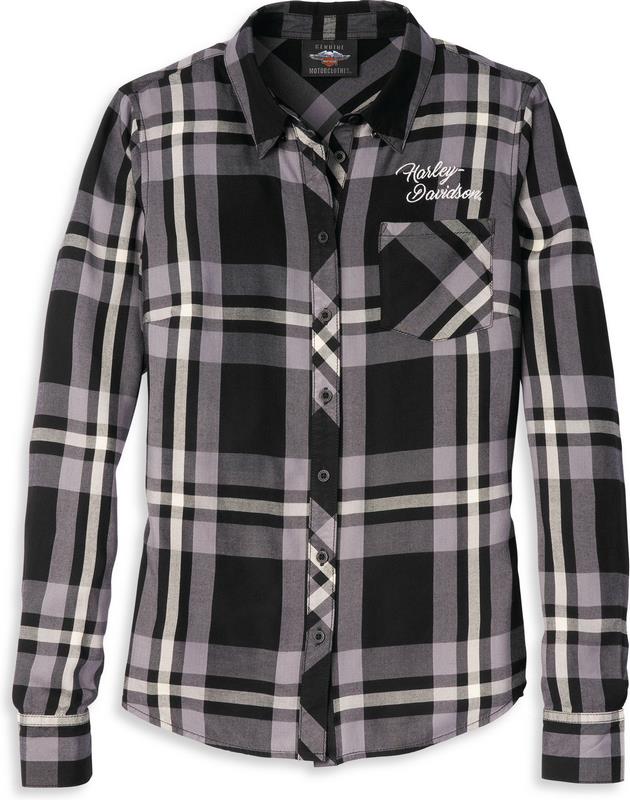 Harley-Davidson Shirt-Woven  Plaid | 96200-22VW