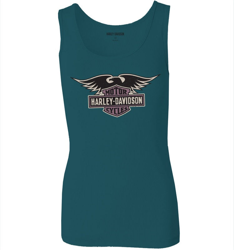 Harley-Davidson Tank-Knit  Deep Teal | 96203-23VW