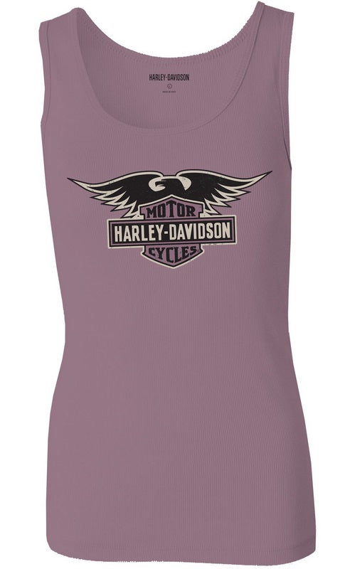 Harley-Davidson Women'S Ultra Classic Eagle Tank  Dusky Orchid | 96204-23VW