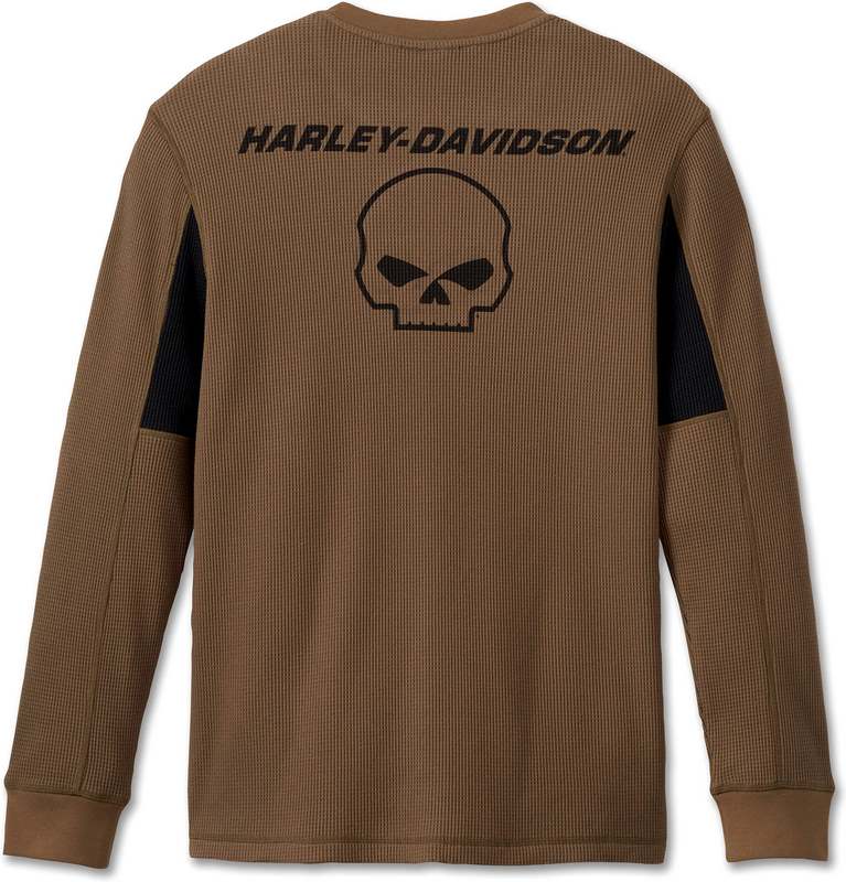 Harley-Davidson Henley-Knit  Stone Gray | 96204-24VM