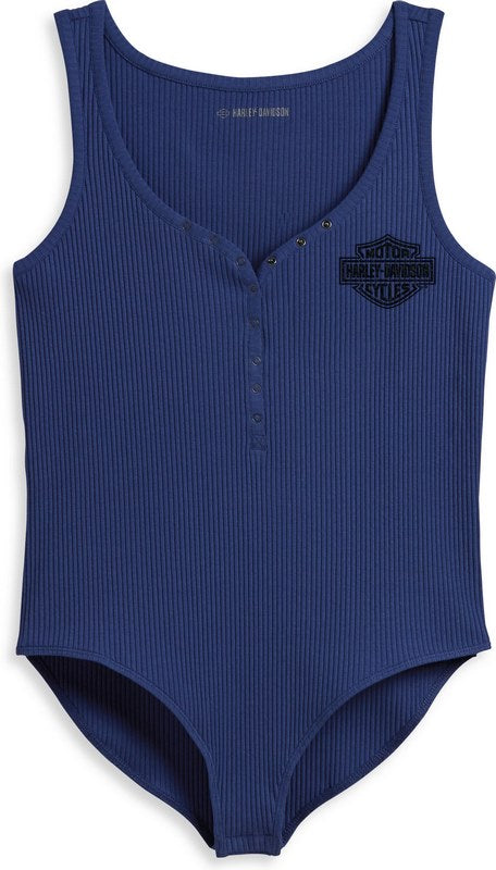 Harley-Davidson Bodysuit-Knit  Gray Blue | 96215-23VW