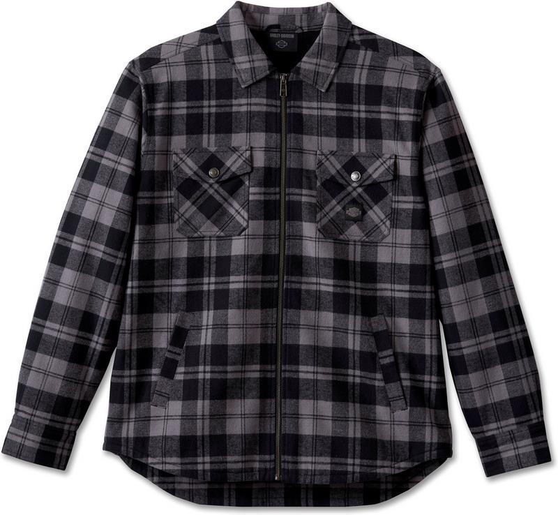 Harley-Davidson Shirt-Woven  Black Plaid | 96215-24VM