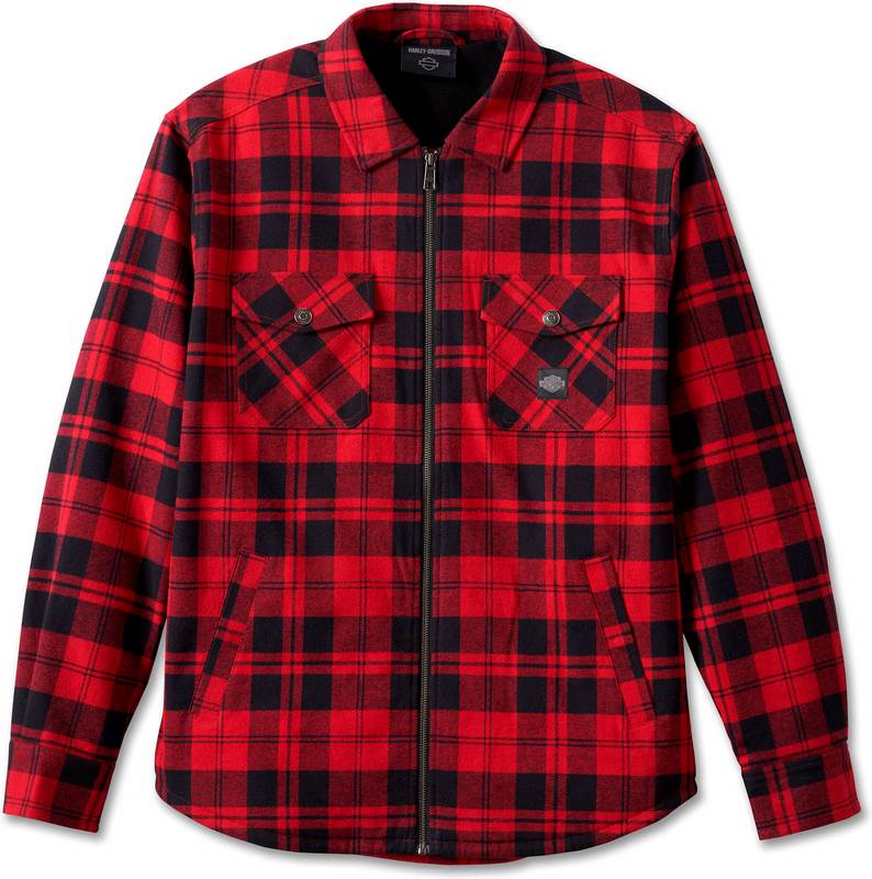 Harley-Davidson Shirt-Woven  Red Checkered | 96216-24VM