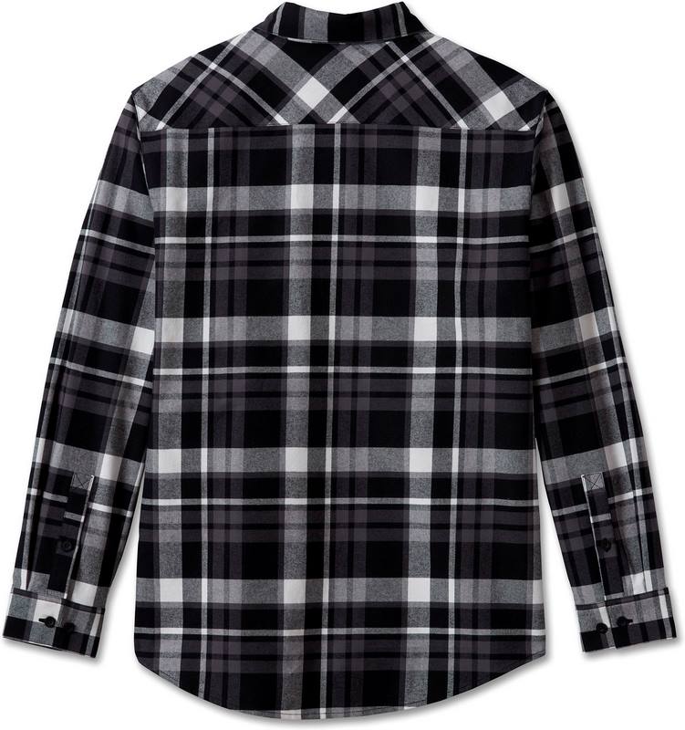 Harley-Davidson Essence Shirt For Men  Black Plaid | 96217-24VM