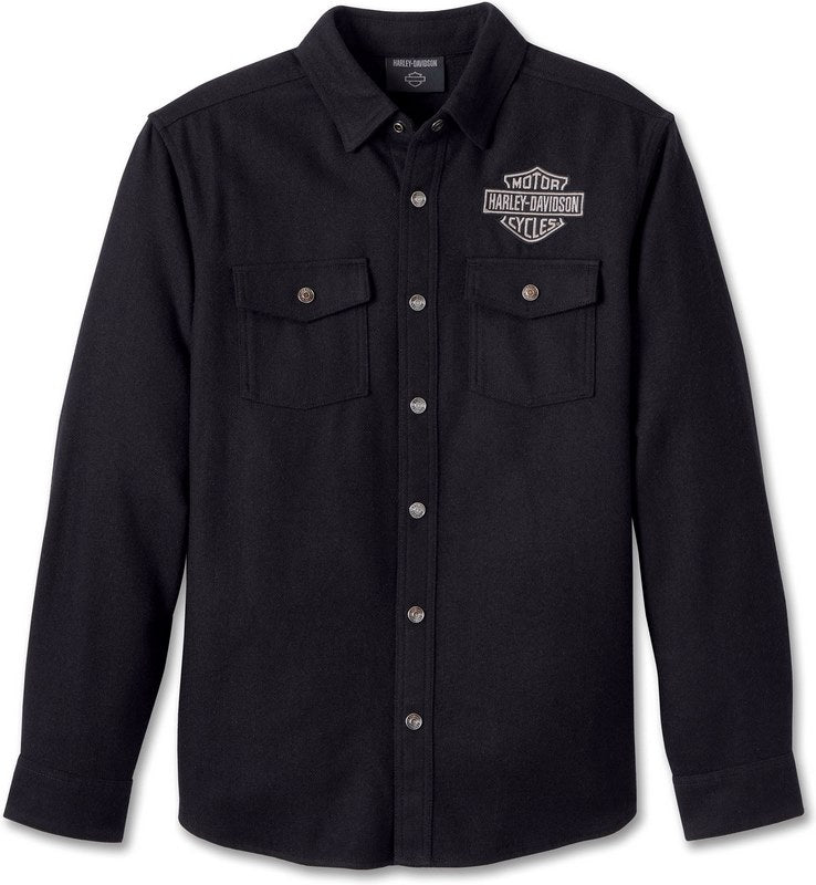 Harley-Davidson Shirt-Woven  Black Beauty | 96220-24VM