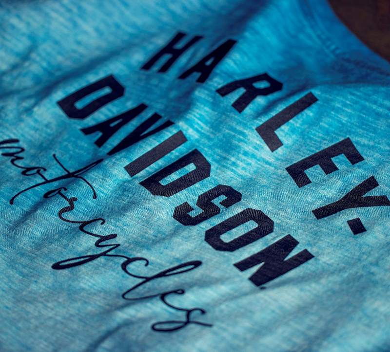 Harley-Davidson Tee-Knit  Gray Blue | 96226-23VW