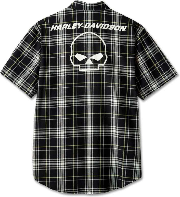 Harley-Davidson Shirt-Woven  Black Plaid | 96229-24VM