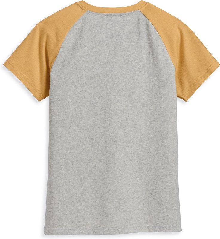 Harley-Davidson Tee-Knit  Colorblock-Design-Light Grey Heather | 96233-23VW