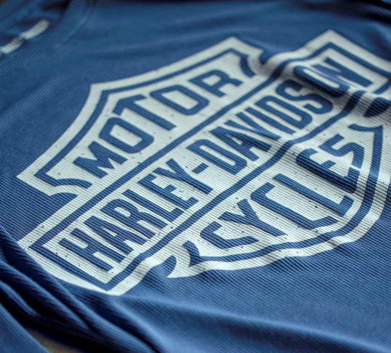Harley-Davidson Tee-Knit  Gray Blue | 96237-23VW