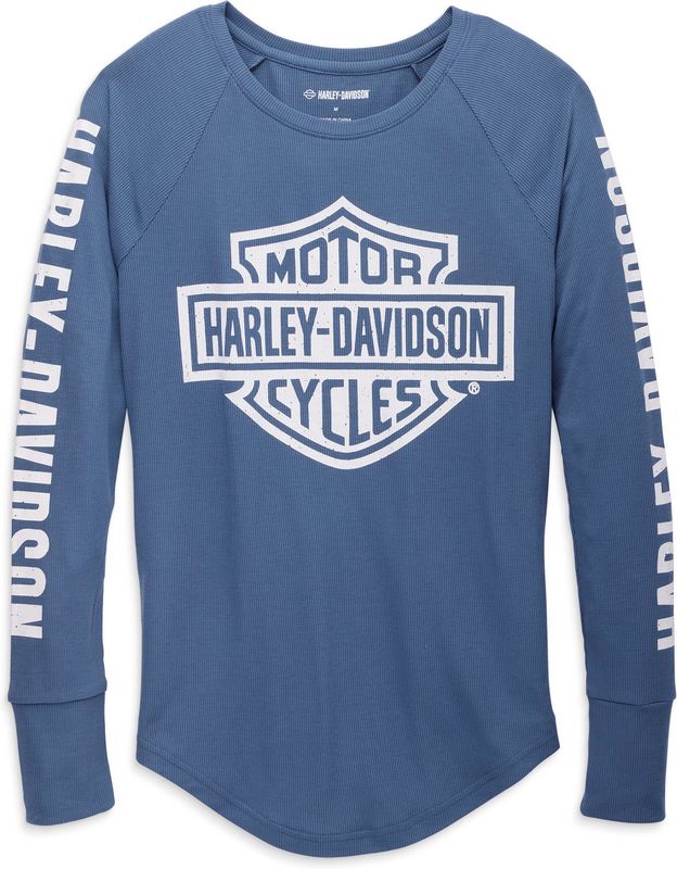 Harley-Davidson Tee-Knit  Gray Blue | 96237-23VW