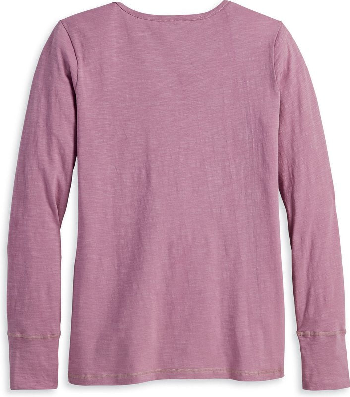 Harley-Davidson Henley-Knit  Dusky Orchid | 96244-23VW