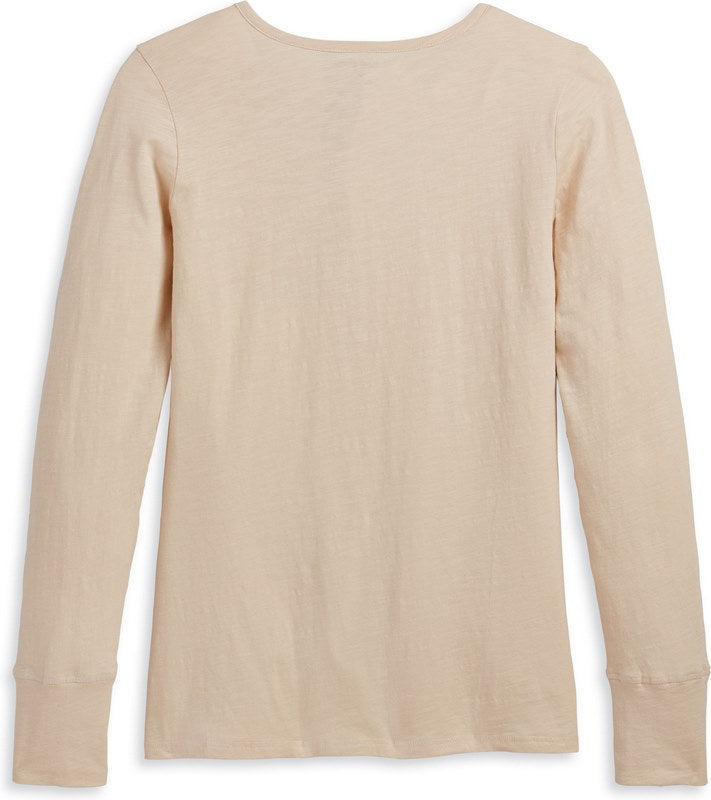 Harley-Davidson Henley-Knit  Oatmeal | 96245-23VW