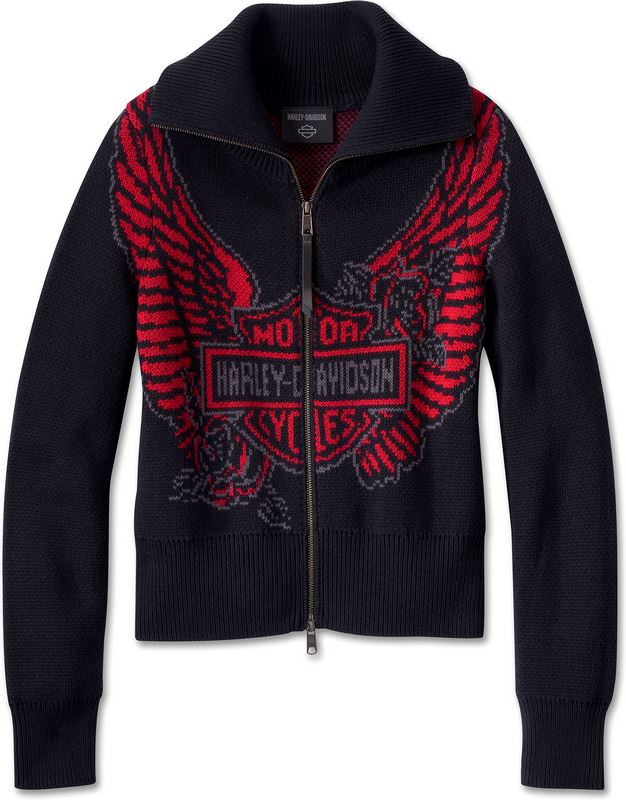 Harley-Davidson Sweater-Knit  Black Beauty | 96250-24VW