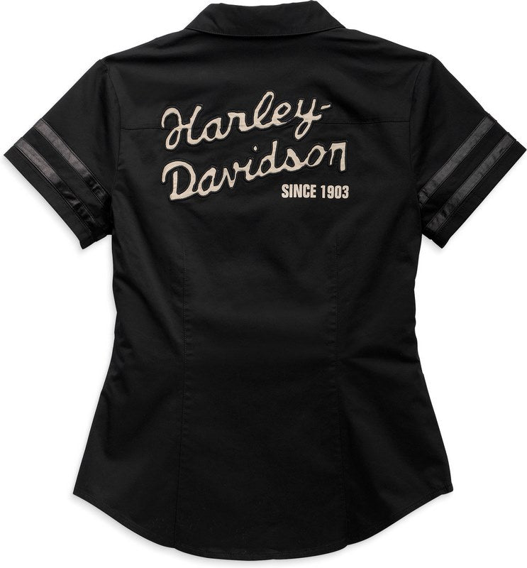 Harley-Davidson Shirt-Woven  Black Beauty | 96267-23VW