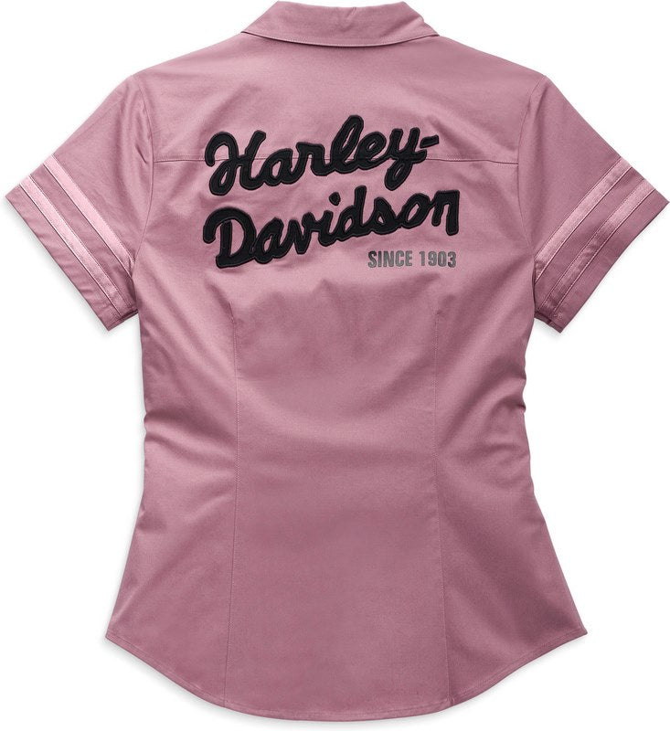 Harley-Davidson Shirt-Woven  Dusky Orchid | 96269-23VW