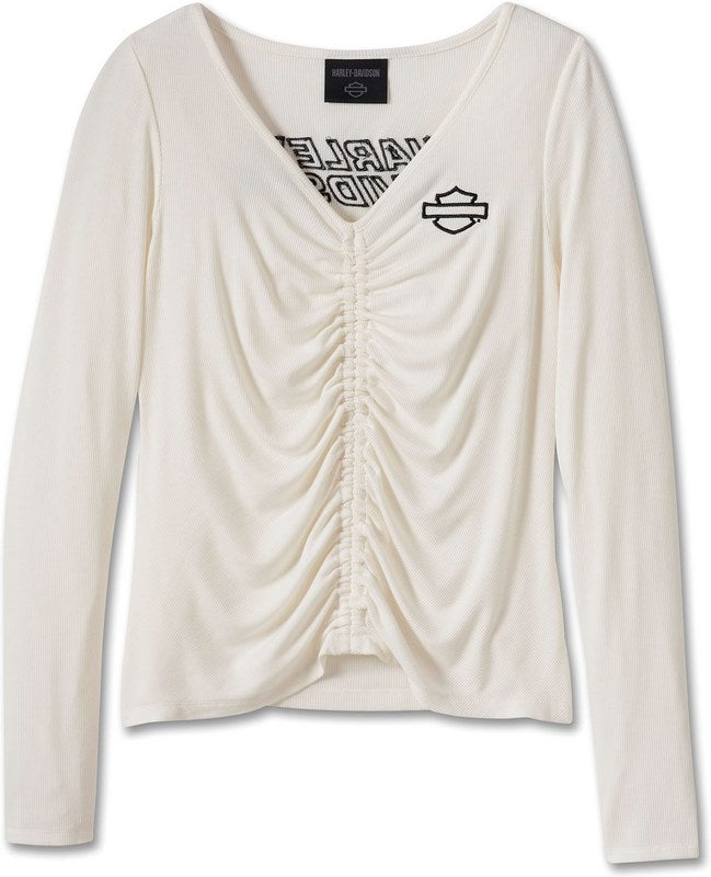 Harley-Davidson Top-Knit  Cloud Dancer | 96274-24VW