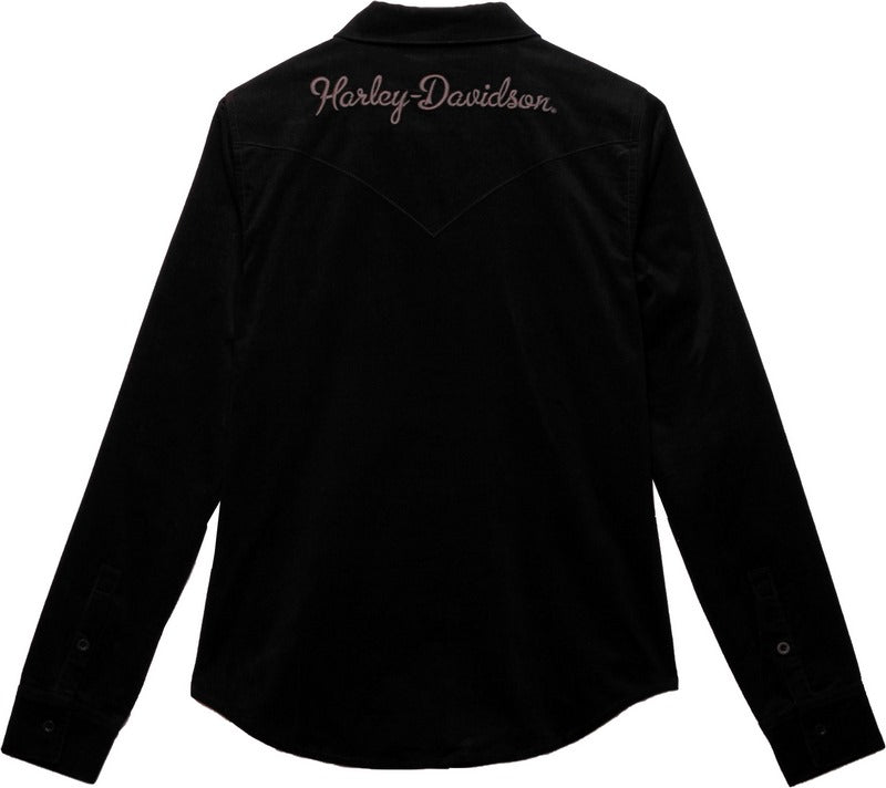 Harley-Davidson Shirt-Woven  Black Beauty | 96275-23VW
