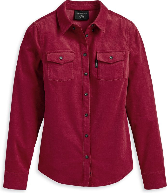 Harley-Davidson Shirt-Woven  Tibetan Red | 96276-23VW
