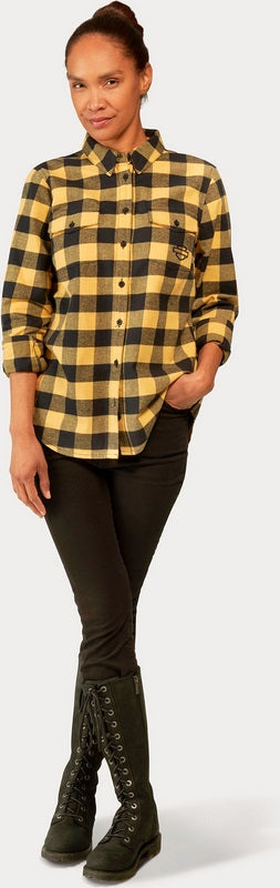 Harley-Davidson Shirt-Woven  Yarn Dyed Plaid-Ocker | 96278-23VW
