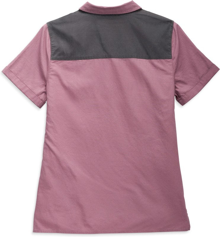 Harley-Davidson Shirt-Woven  Colorblock-Design-Dusky Orchid | 96282-23VW