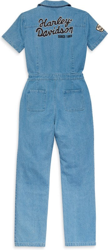 Harley-Davidson Jumpsuit-Denim  Light Indigo | 96288-23VW