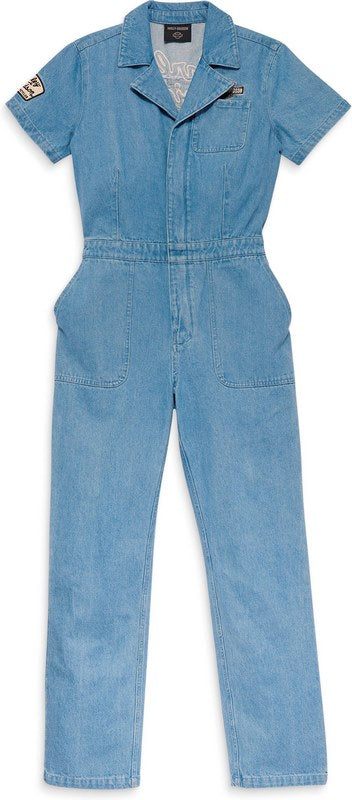 Harley-Davidson Jumpsuit-Denim  Light Indigo | 96288-23VW