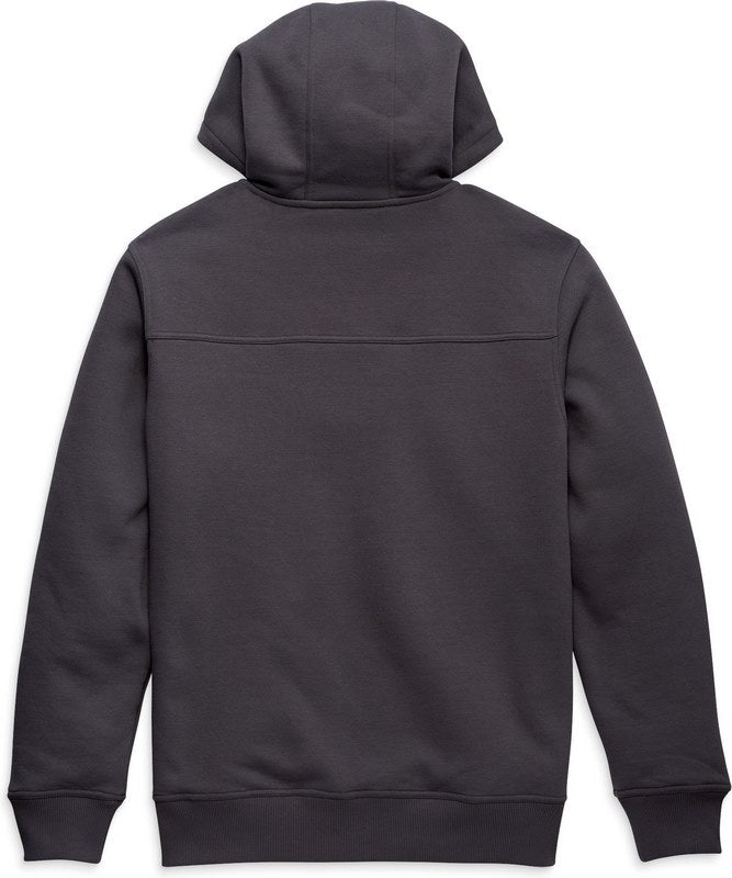 Harley-Davidson Men'S Winding Roads Zip-Up Hoodie  Blackened Pearl | 96304-23VM