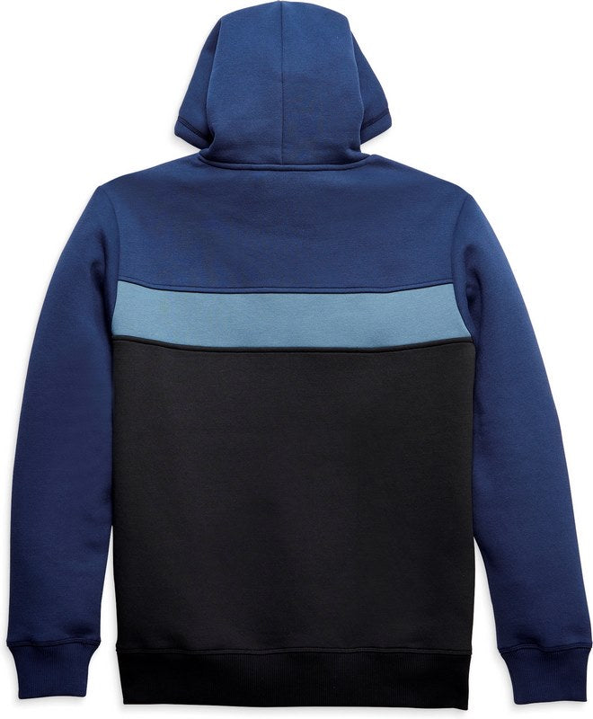 Harley-Davidson Hoodie-Knit  Colorblock-Design-Peacoat | 96307-23VM