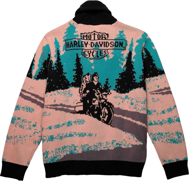 Harley-Davidson Men'S Celebration Cardigan  Individual all-over print | 96308-23VM