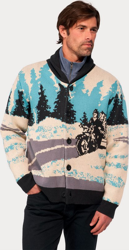 Harley-Davidson Men'S Celebration Cardigan  Individual all-over print | 96308-23VM