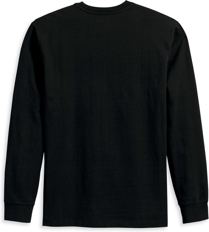 Harley-Davidson Tee-Knit  Colorblock-Design-Black Beauty | 96316-23VM
